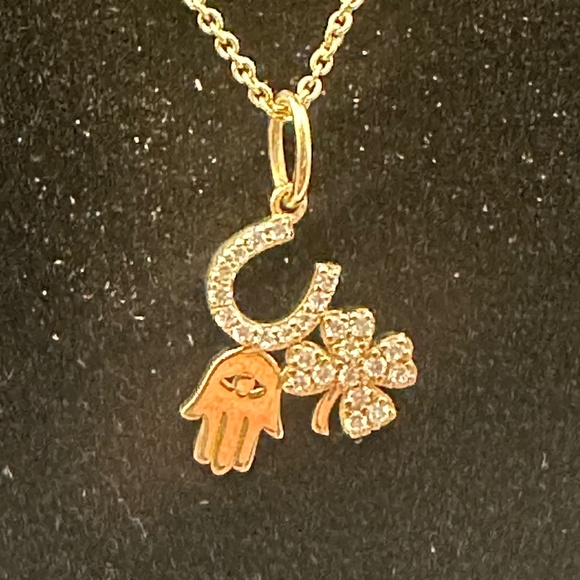 Sydney Evan 14k Gold Luck and Protect Charm - Picture 1 of 2